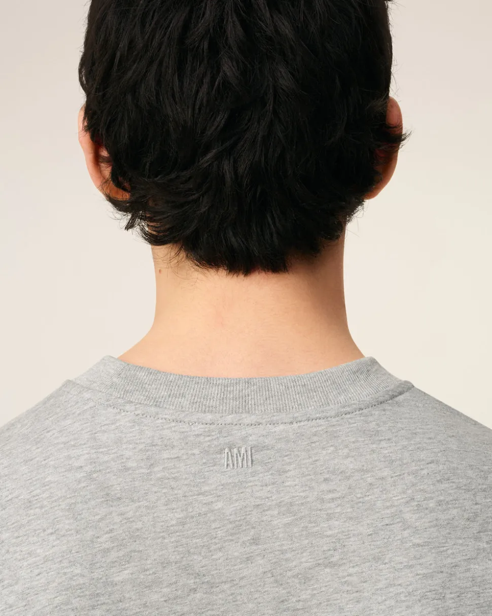 T-shirt Gris Ami De Coeur En Coton