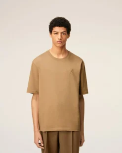 T-shirt Marron Ami De Coeur Coupe Cosy En Coton