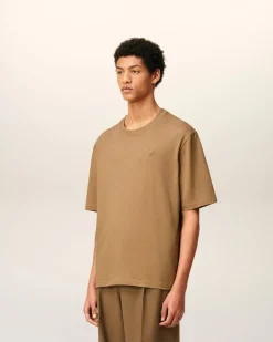 T-shirt Marron Ami De Coeur Coupe Cosy En Coton