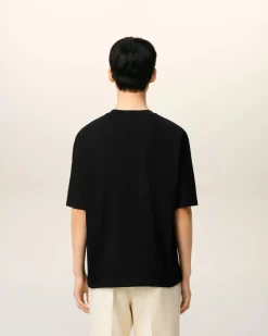 T-shirt Noir Ami De Coeur En Coton