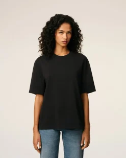 T-shirt Noir Ami De Coeur En Coton