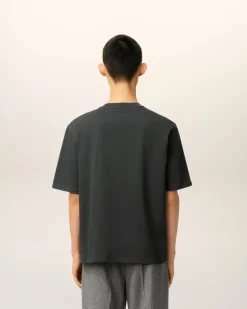 T-shirt Noir Ami De Coeur Coupe Cosy En Coton