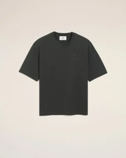 T-shirt Noir Ami De Coeur Coupe Cosy En Coton