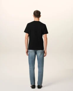 T-shirt Noir Ami de Coeur En Coton