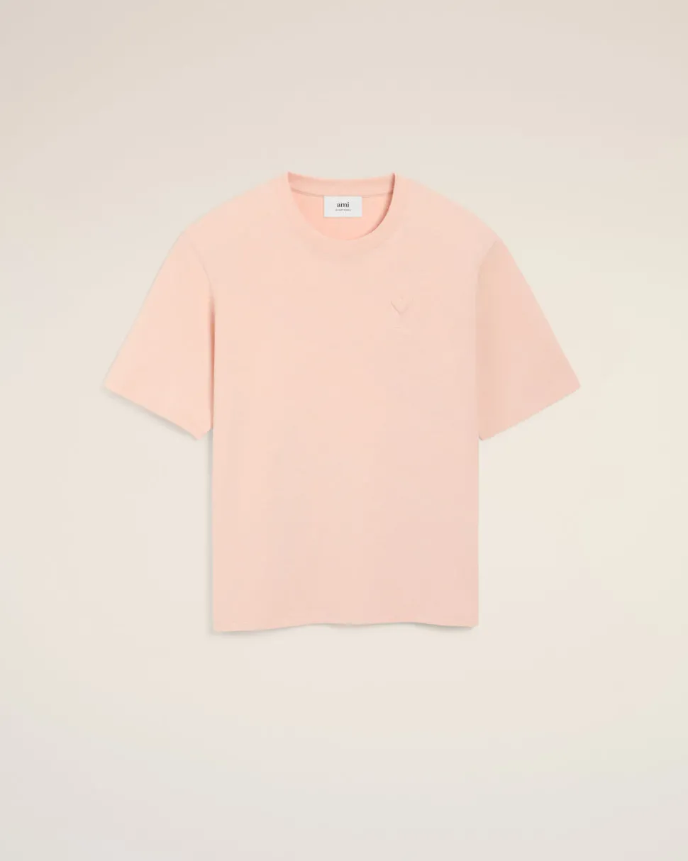 T-shirt Rose Ami De Coeur Coupe Cosy En Coton