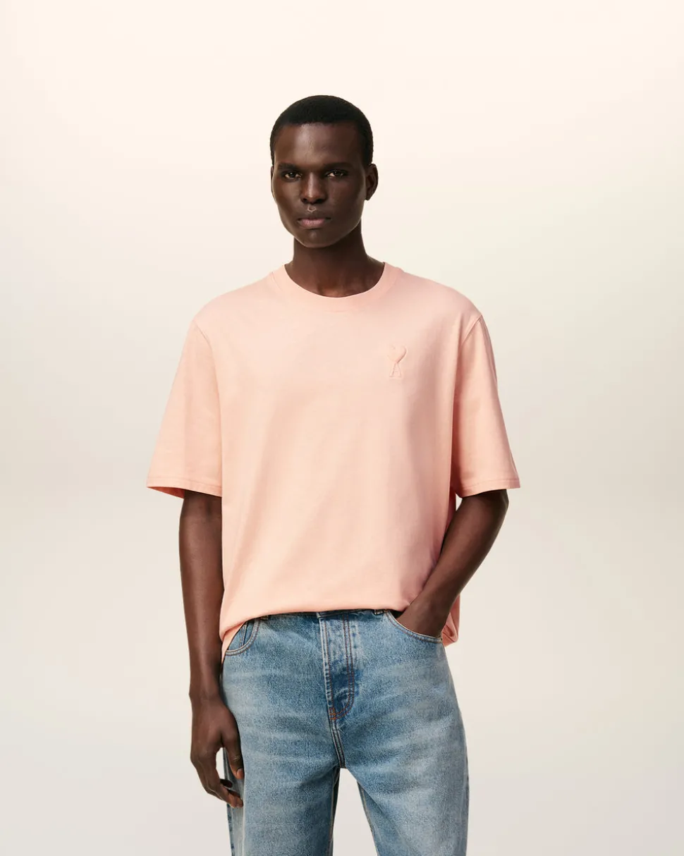 T-shirt Rose Ami De Coeur Coupe Cosy En Coton