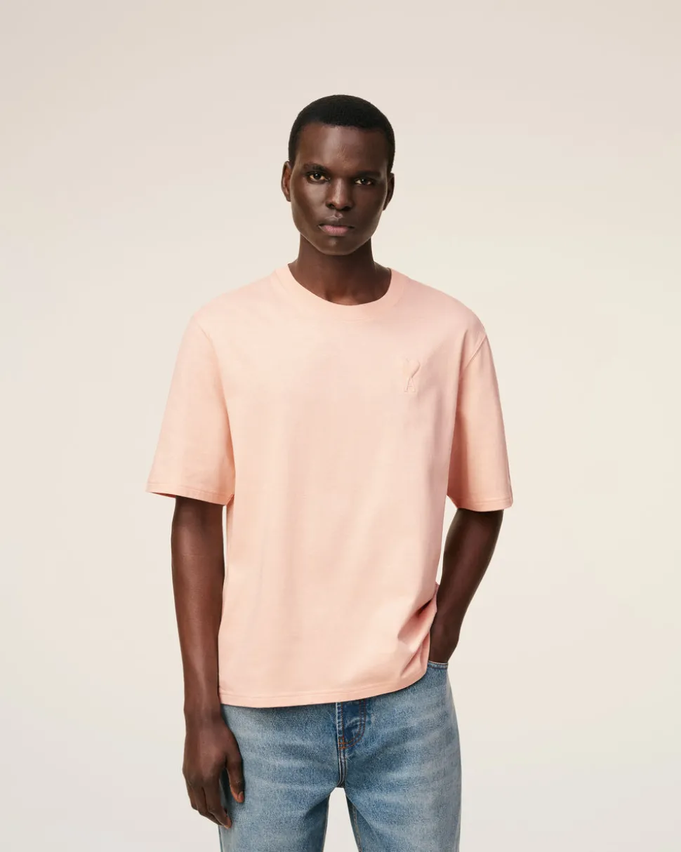 T-shirt Rose Ami De Coeur Coupe Cosy En Coton