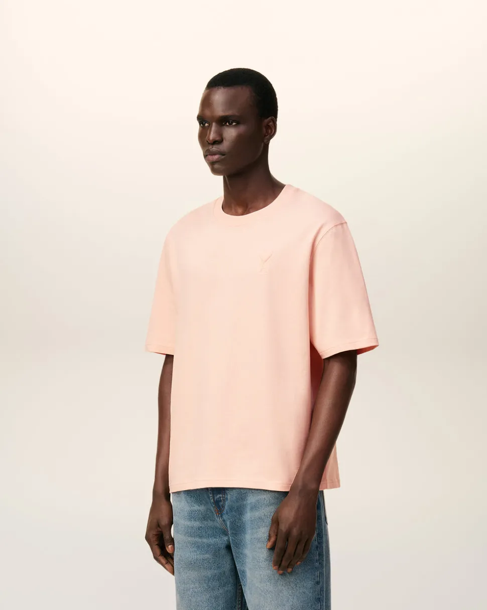 T-shirt Rose Ami De Coeur Coupe Cosy En Coton