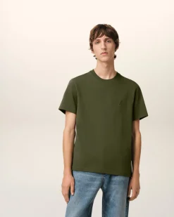 T-Shirt Vert Ami de Coeur En Coton