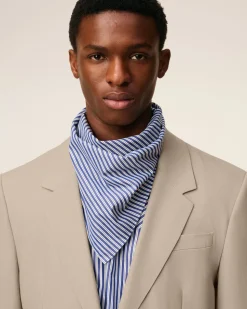 Veste Beige de Tailleur En Laine